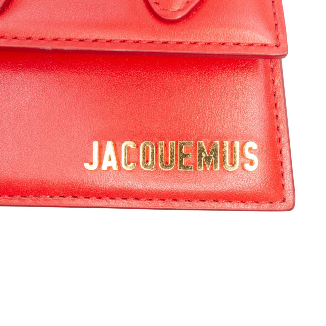 Jacquemus Mini Leather Le Chiquito Rood