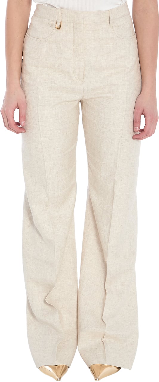 Jacquemus Sauge Formal trousers Beige