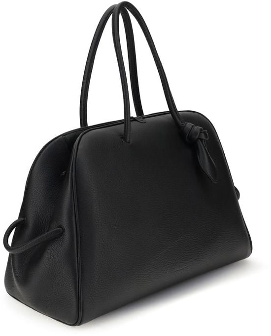 Jacquemus Jacquemus Black Calf Leather Bos Taurus Handbag Zwart