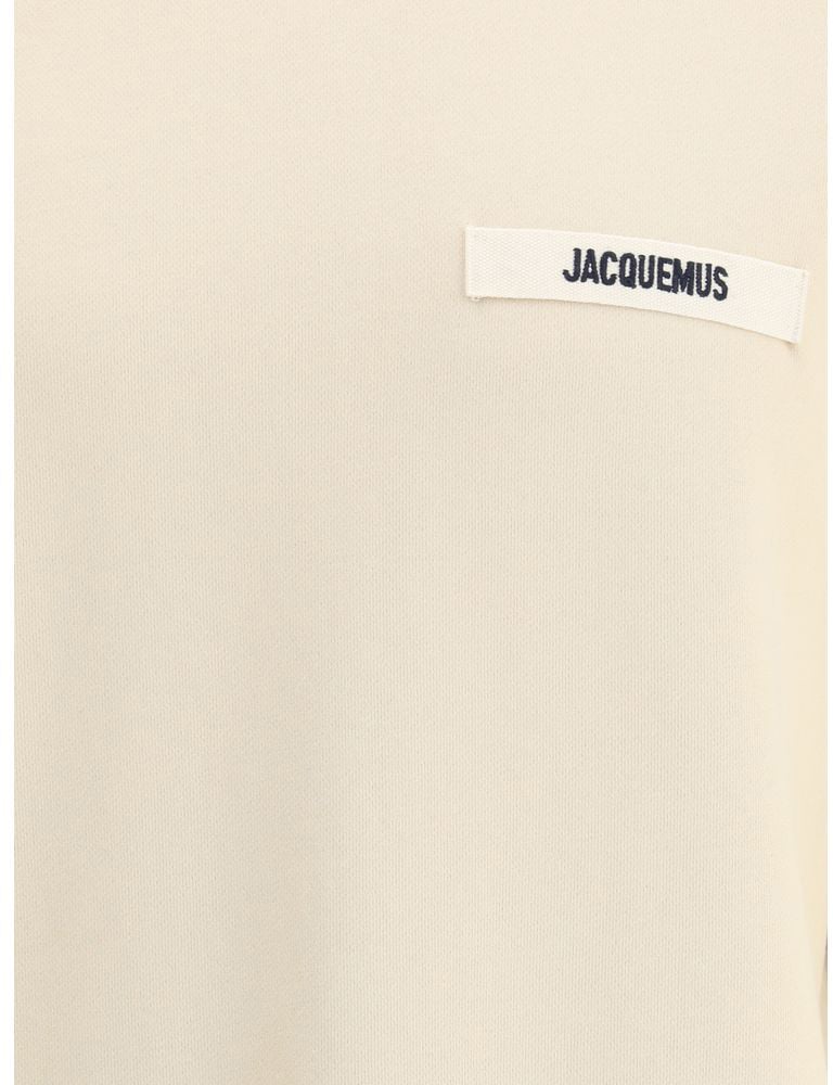 Jacquemus Beige Cotton Sweatshirt Wit