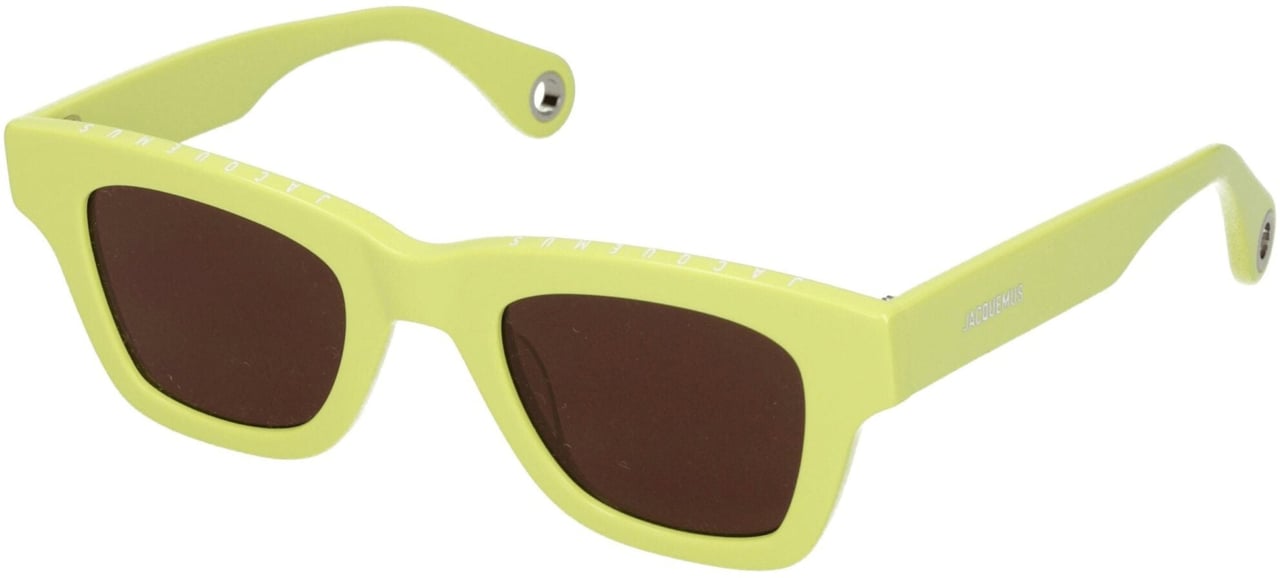 Jacquemus Jacquemus Yellow Acetate Sunglasses Geel