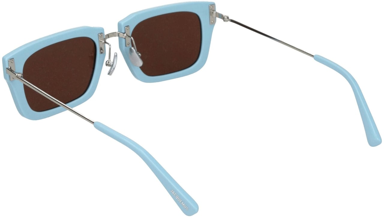 Jacquemus Jacquemus Light Blue Acetate Sunglasses Blauw