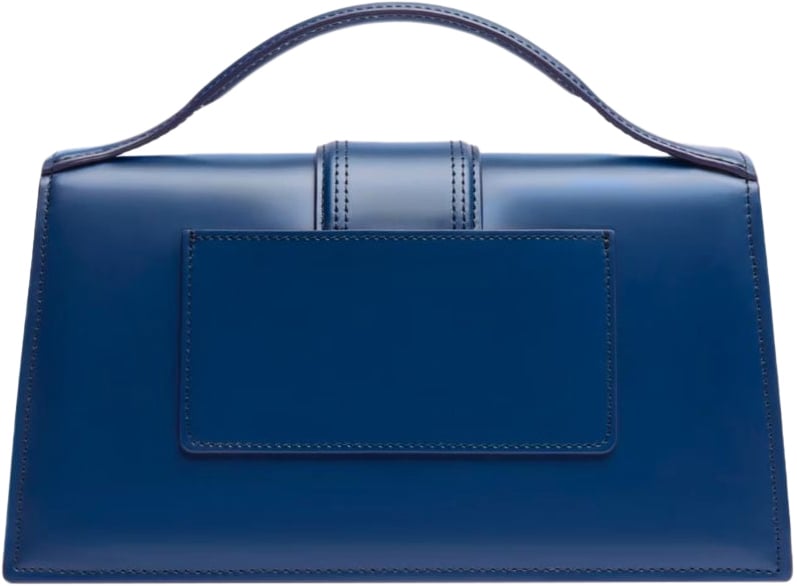 Jacquemus Jacquemus Dark NavyLeather Le Grand Bambino Handbag Blauw