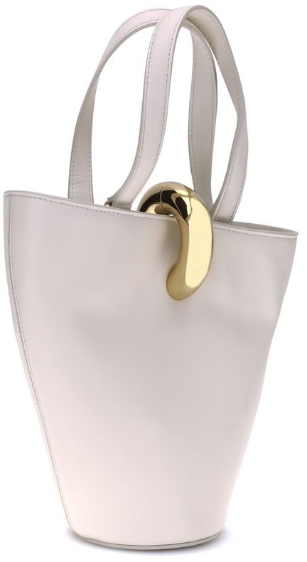 Jacquemus Jacquemus Beige Calf Leather Bos Taurus Shoulder Bag Beige