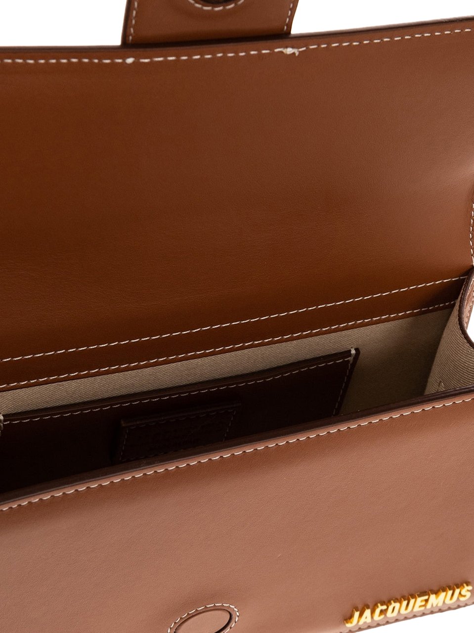 Jacquemus Jacquemus Light brown Leather Le Grand Bambino Handbag Bruin