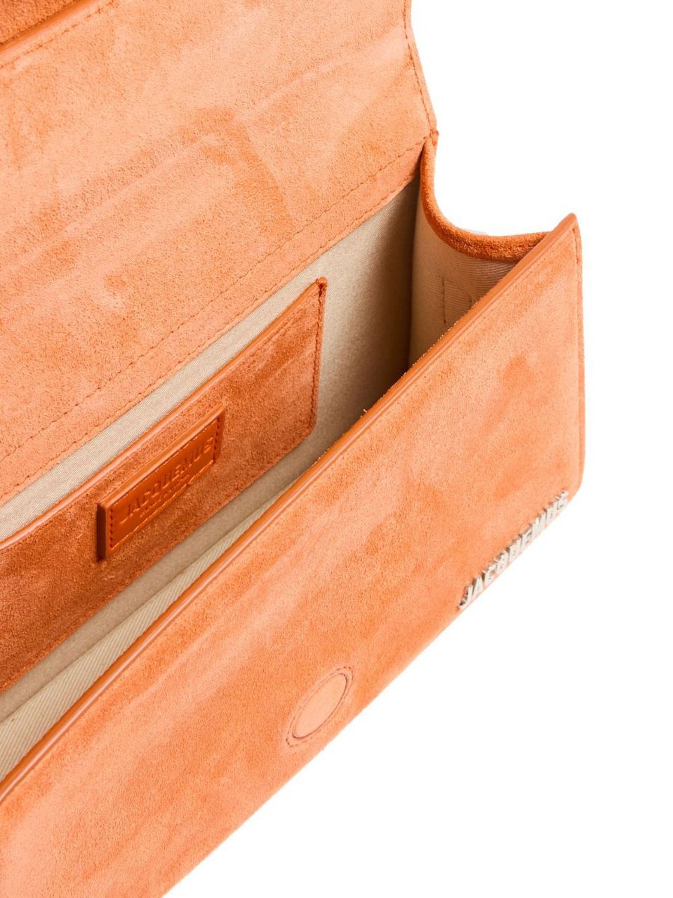 Jacquemus Terracotta Leather Le Grand Bambino Handbag Oranje