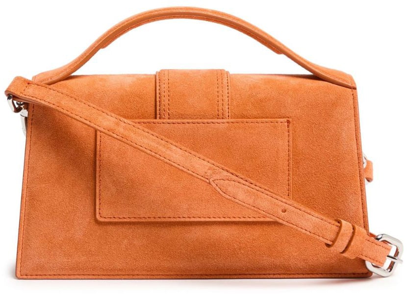 Jacquemus Terracotta Leather Le Grand Bambino Handbag Oranje