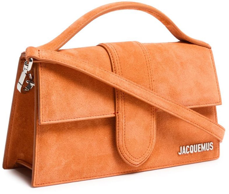 Jacquemus Terracotta Leather Le Grand Bambino Handbag Oranje
