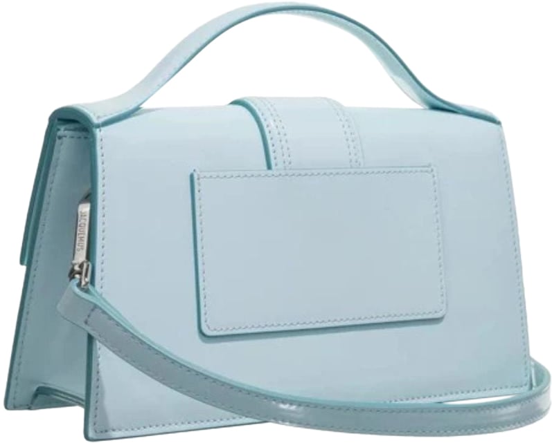 Jacquemus Jacquemus Pale blue Leather Le Grand Bambino Handbag Blauw