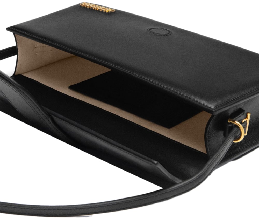 Jacquemus Jacquemus Black  leather Le Bambino Long bag Zwart