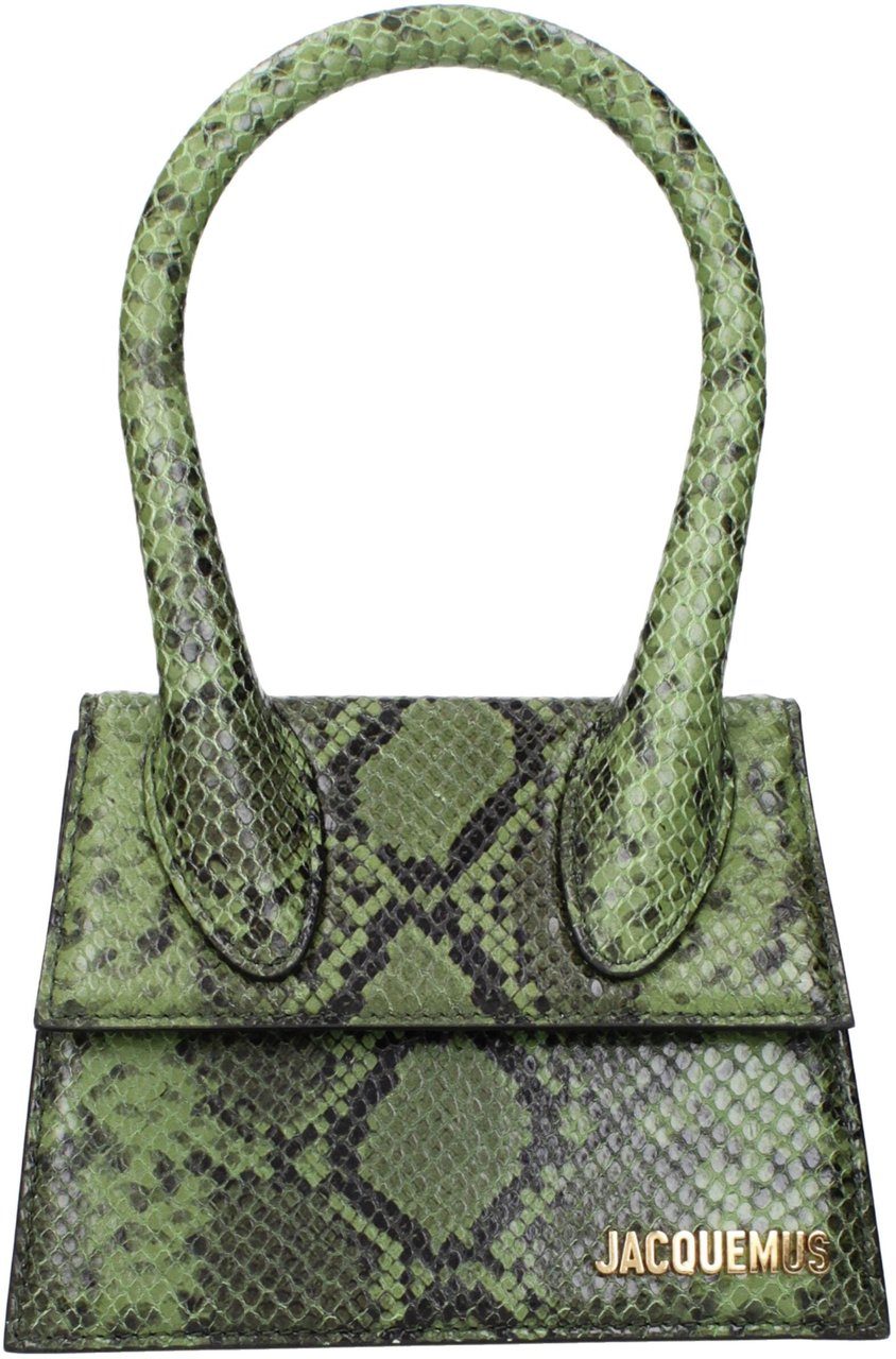Jacquemus Jacquemus Green Leather Handbag Groen