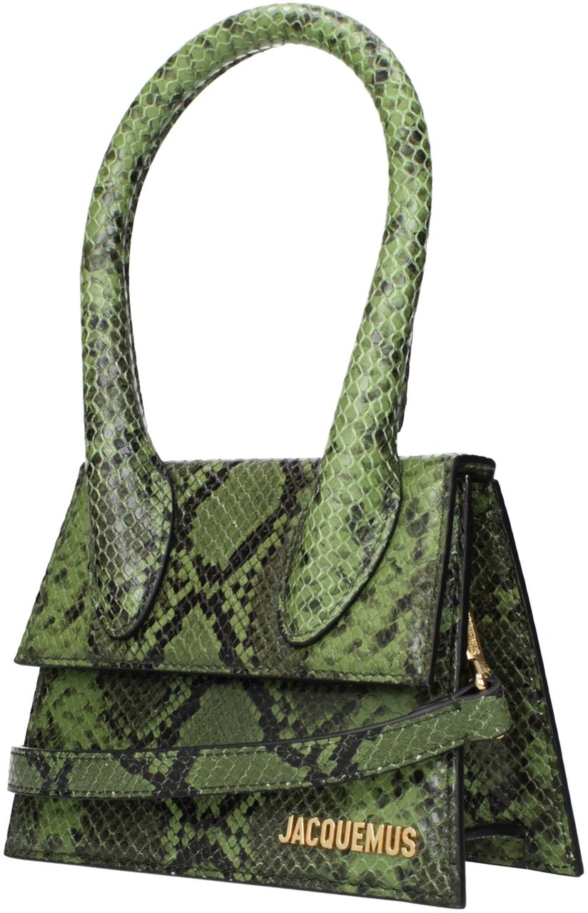 Jacquemus Jacquemus Green Leather Handbag Groen