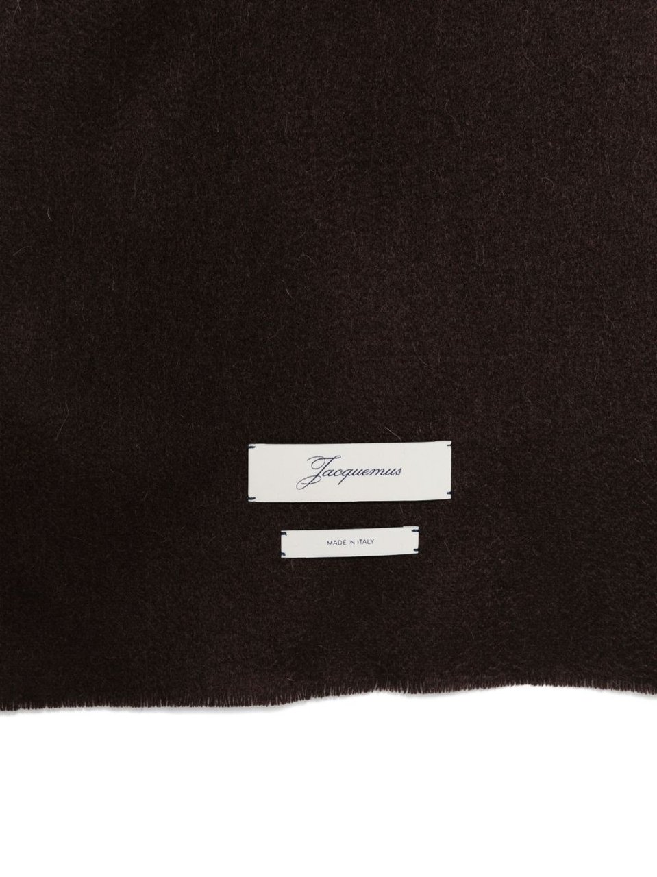 Jacquemus Scarfs Dark Brown Bruin