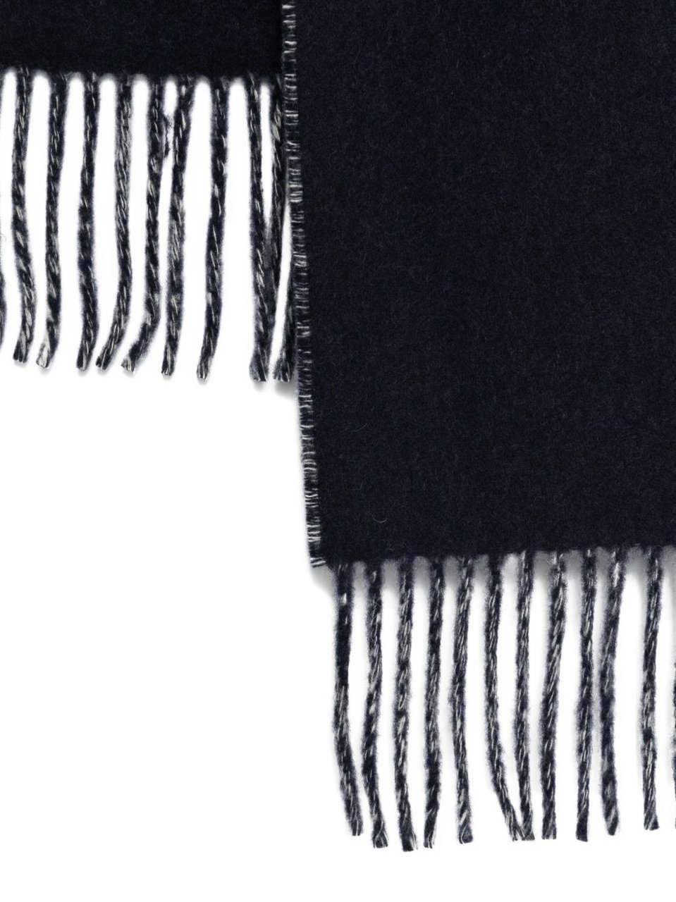 Jacquemus Wraparound Navy Blue Scarf Zwart