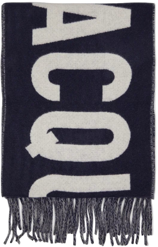 Jacquemus L'ECHARPE JACQUEMUS NAVY Blauw