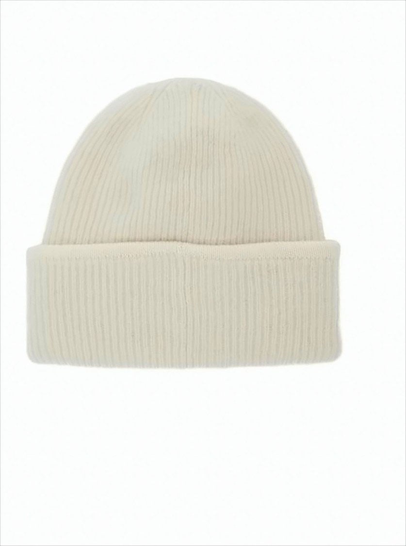 Jacquemus Ribbed Knit Hat Neutraal
