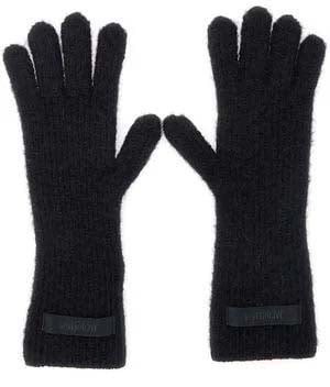 Jacquemus LES GANTS GROS GRAIN BLACK Zwart