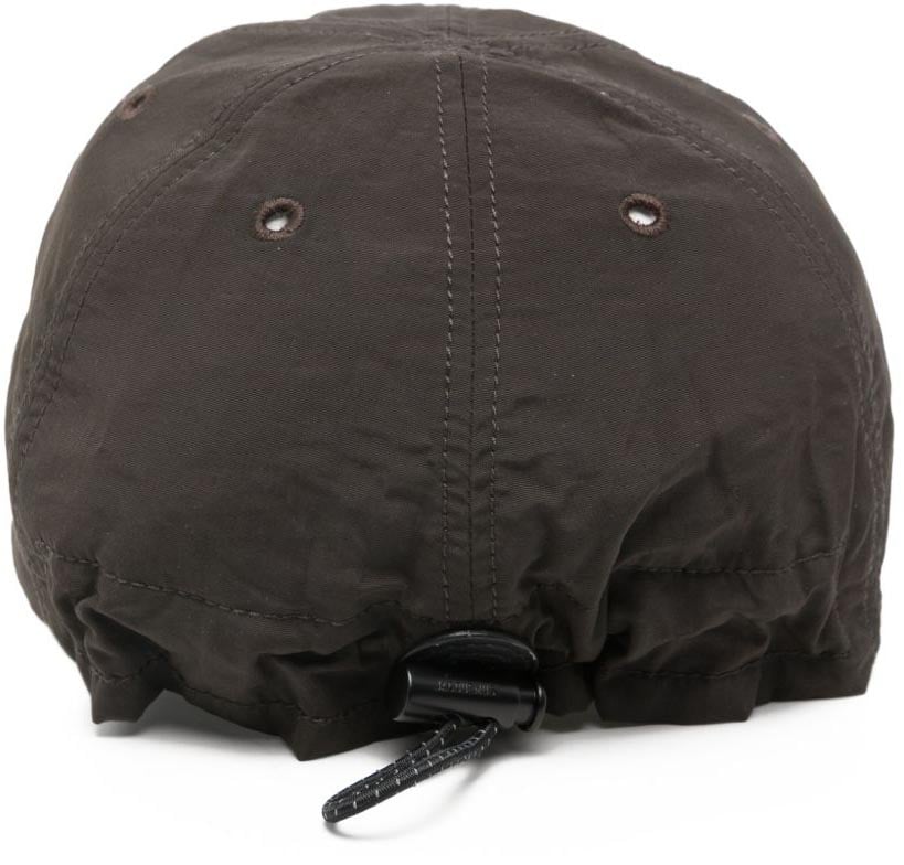 Jacquemus Dark Brown Logo Embroidered Hat Bruin