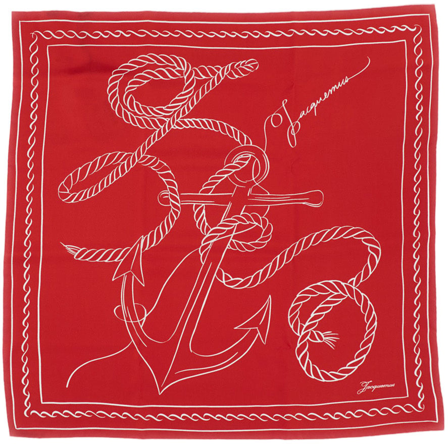 Jacquemus The Ancre Foulard Rood