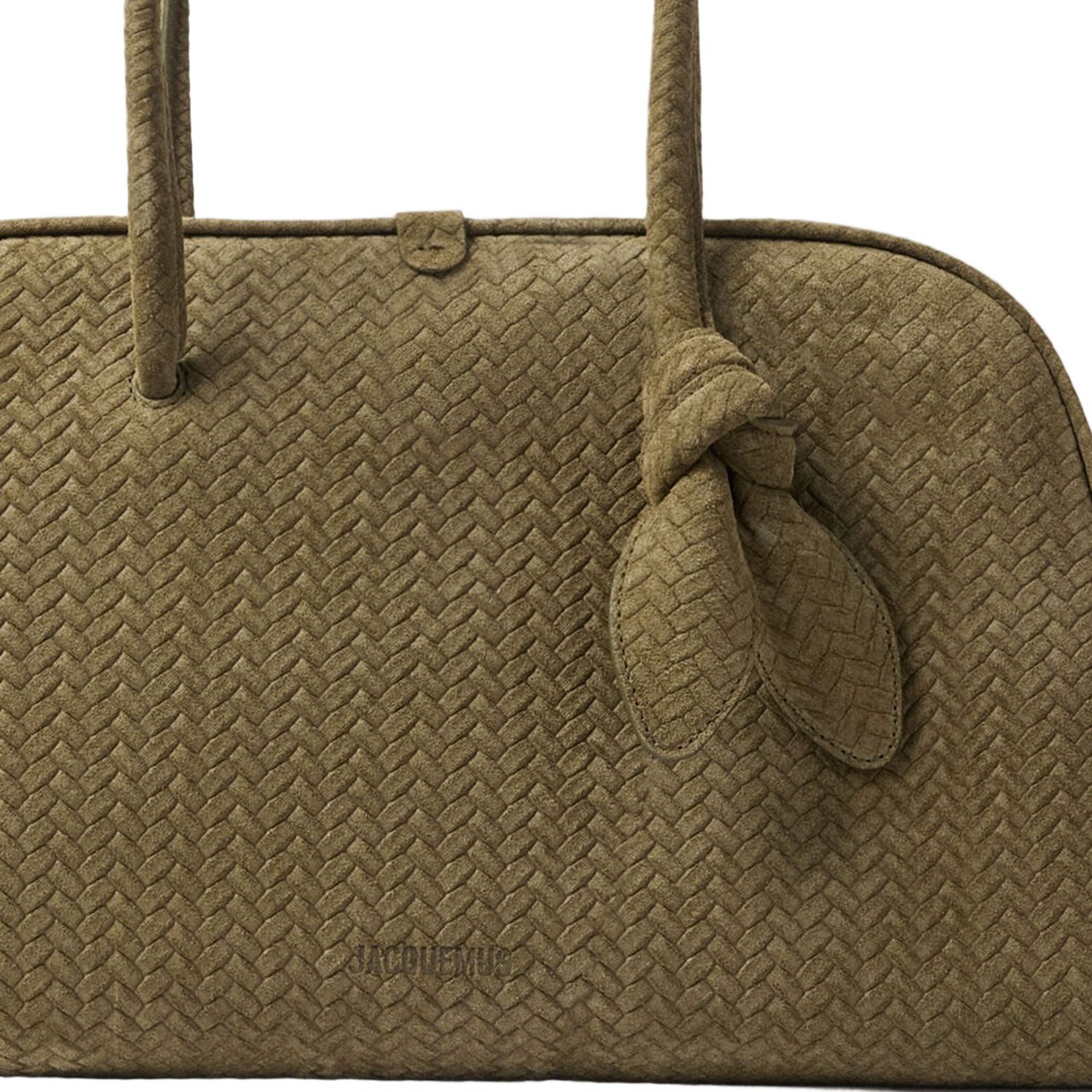 Jacquemus Small Bowling Bag Bruin