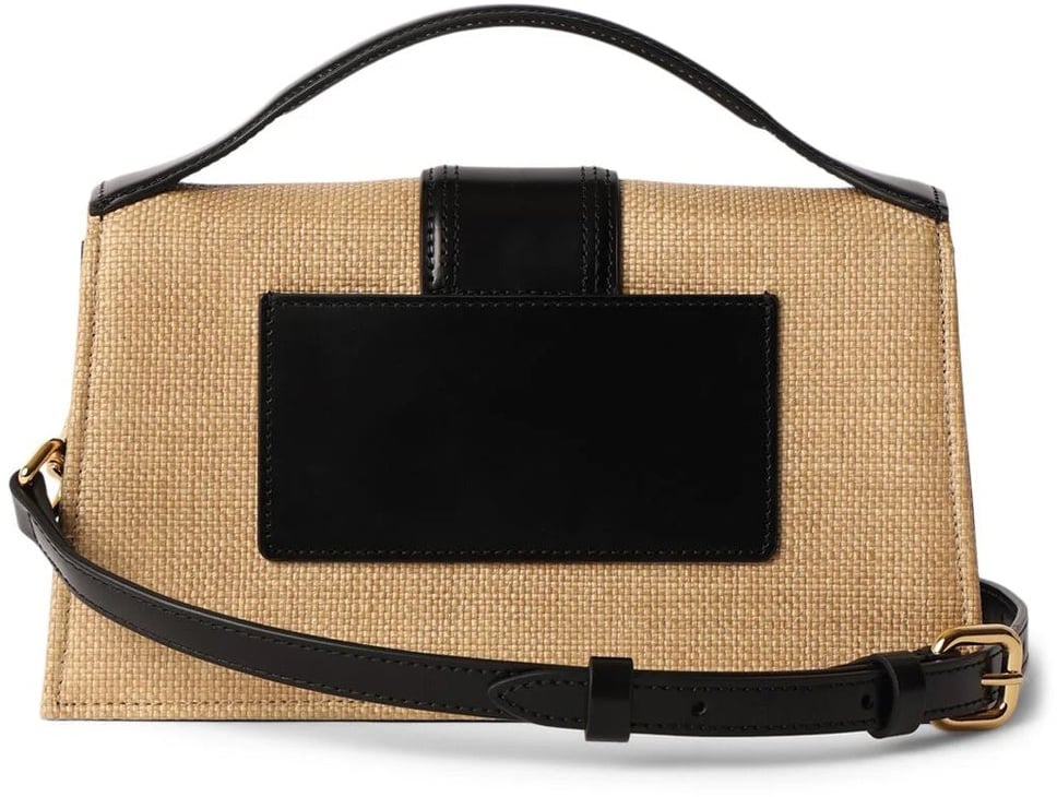 Jacquemus Jacquemus Le Grand Bambino Raffia Bag Beige