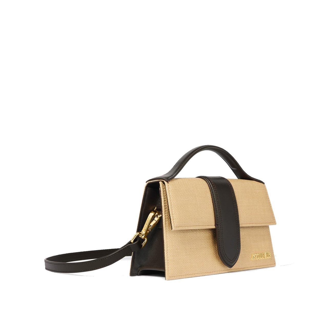 Jacquemus Jacquemus Le Grand Bambino Raffia Bag Bruin