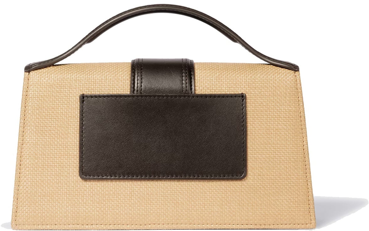 Jacquemus Jacquemus Le Grand Bambino Raffia Bag Bruin