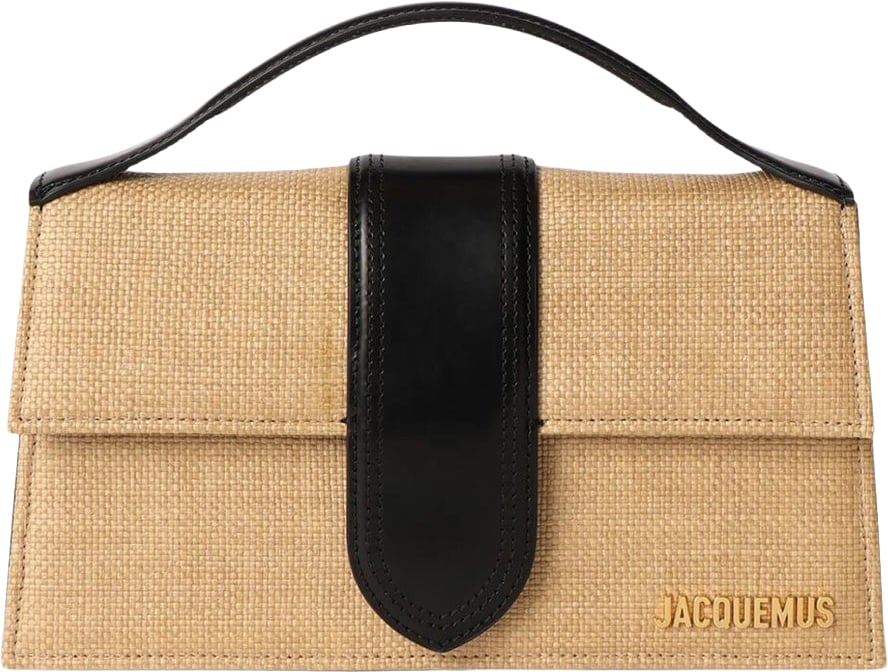 Jacquemus Le Grand Bambino Raffia Bag Beige