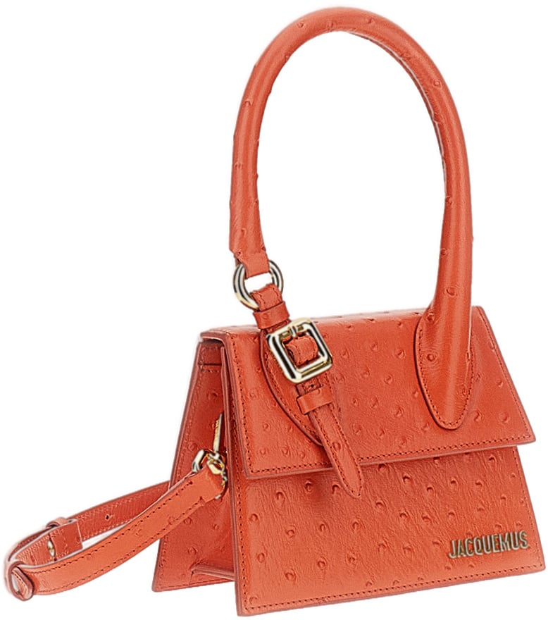 Jacquemus Orange Le Chiquito Medium Bag Oranje