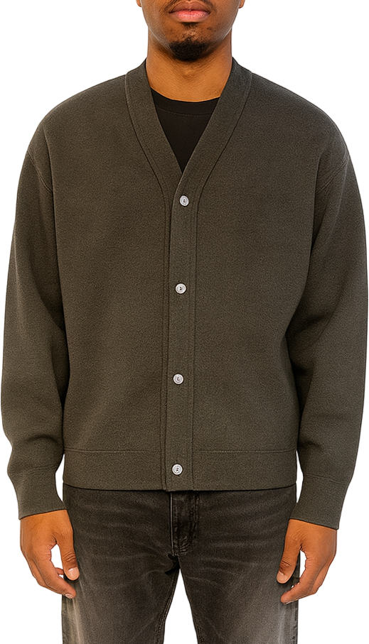 Jacquemus LE CARDIGAN DOPPIO MULTI Groen