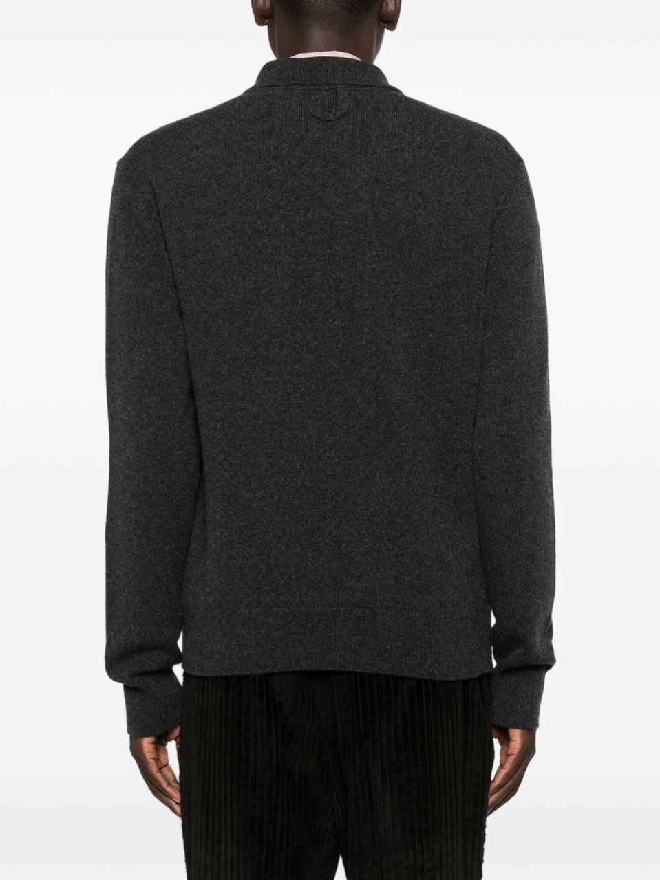 Jacquemus Wool-Cashmere Blend Sweater Zwart