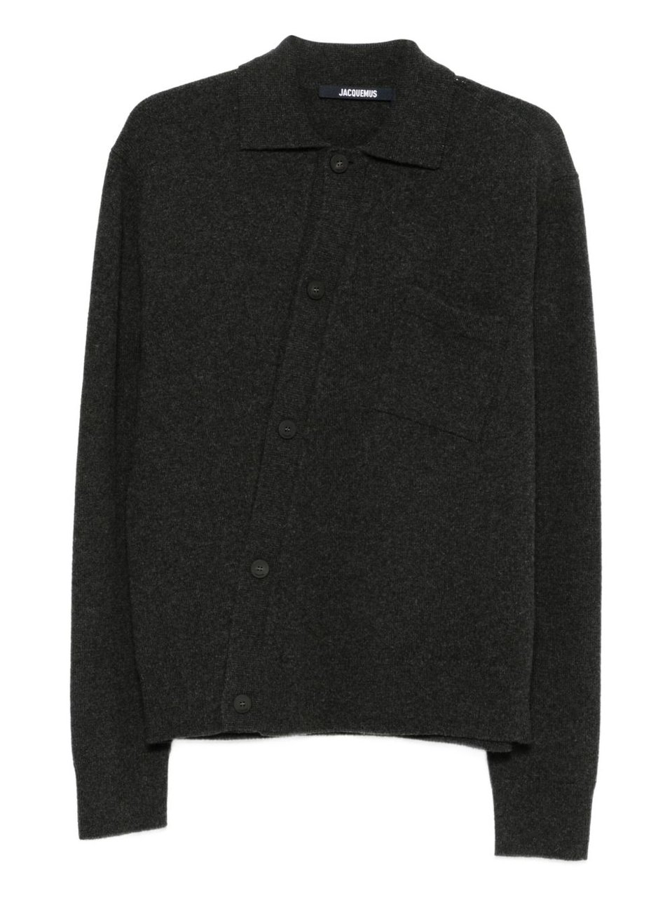 Jacquemus Wool-Cashmere Blend Sweater Zwart