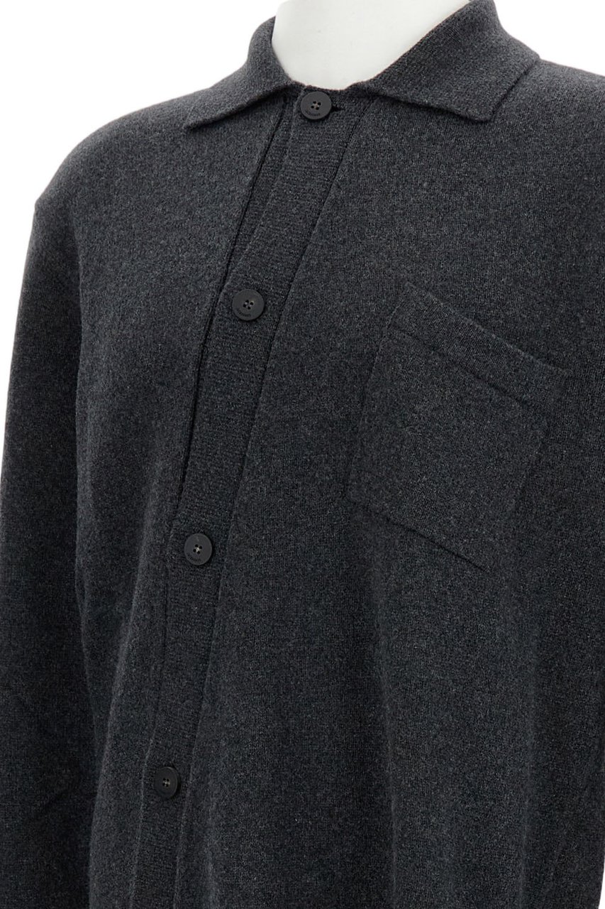 Jacquemus Wool-Cashmere Blend Sweater Zwart