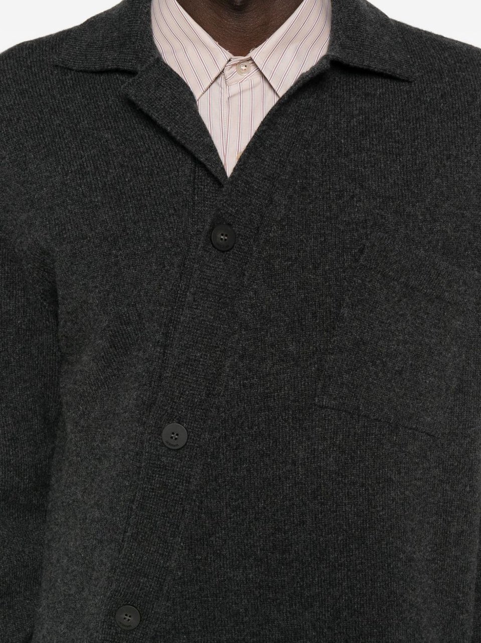 Jacquemus Wool-Cashmere Blend Sweater Zwart