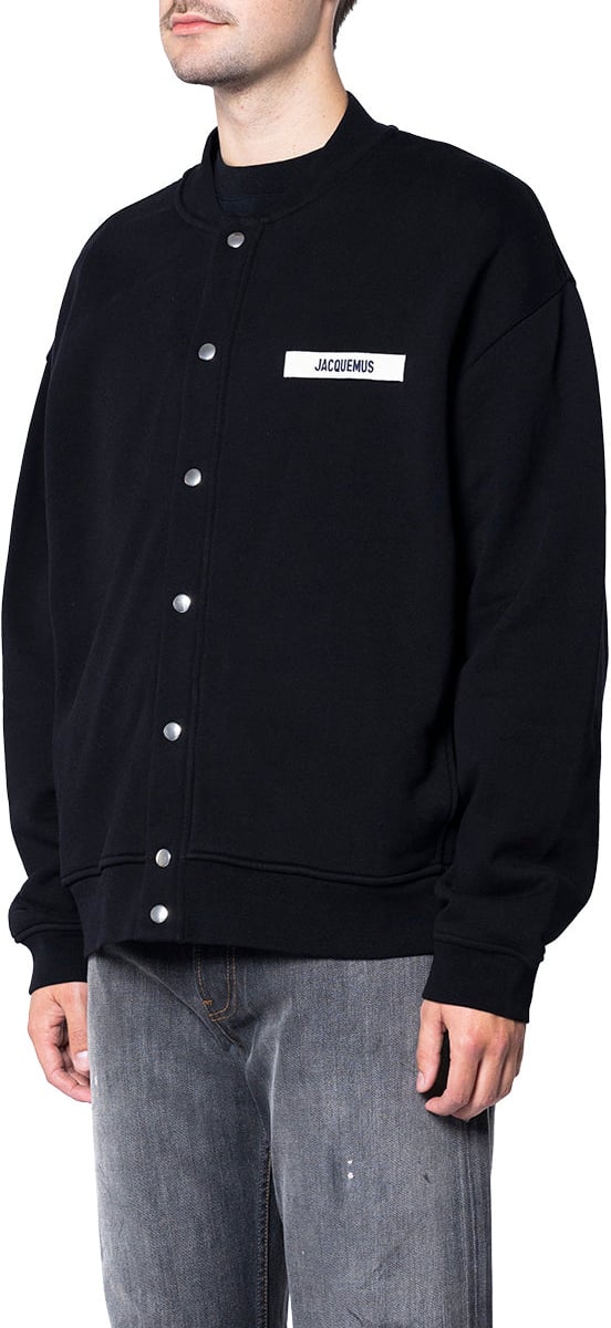 Jacquemus LE CARDIGAN GROS GRAIN BLACK Zwart