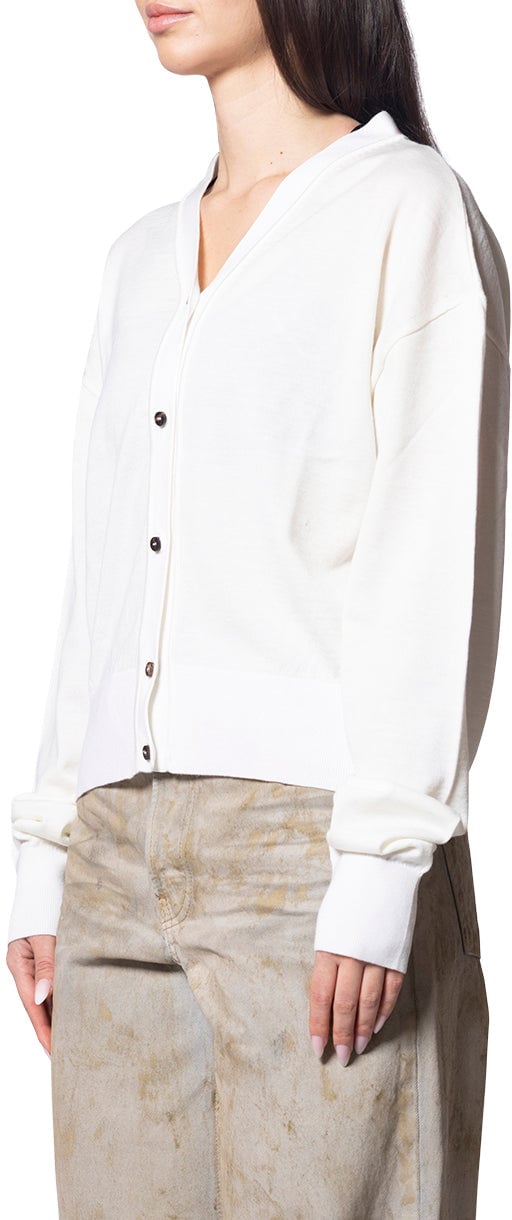 Jacquemus LE CARDIGAN BRODE OFF-WHITE Wit