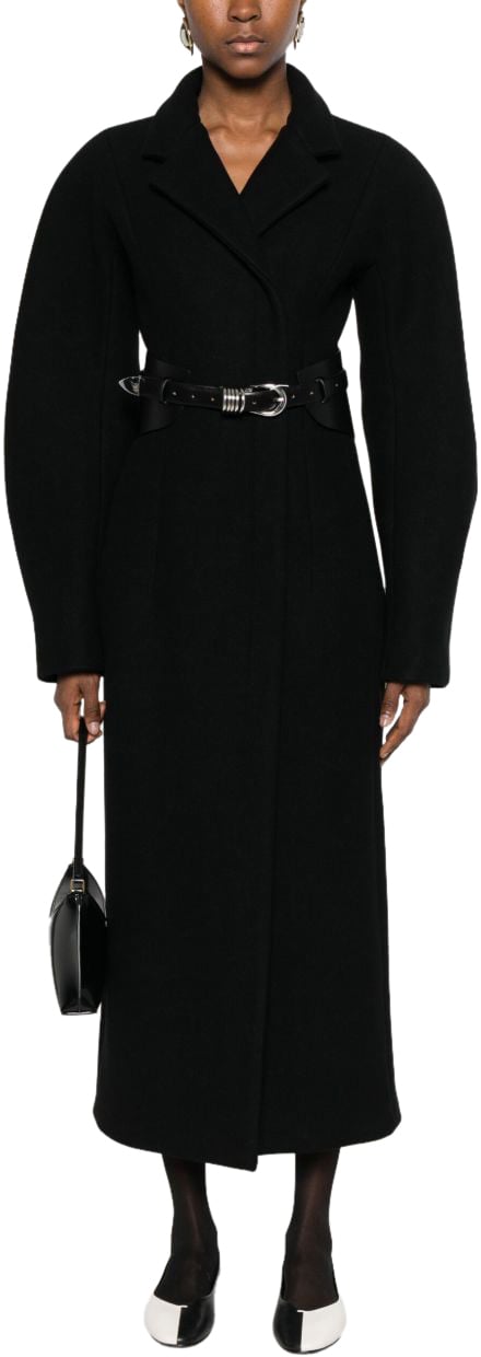Jacquemus Coats Black Zwart