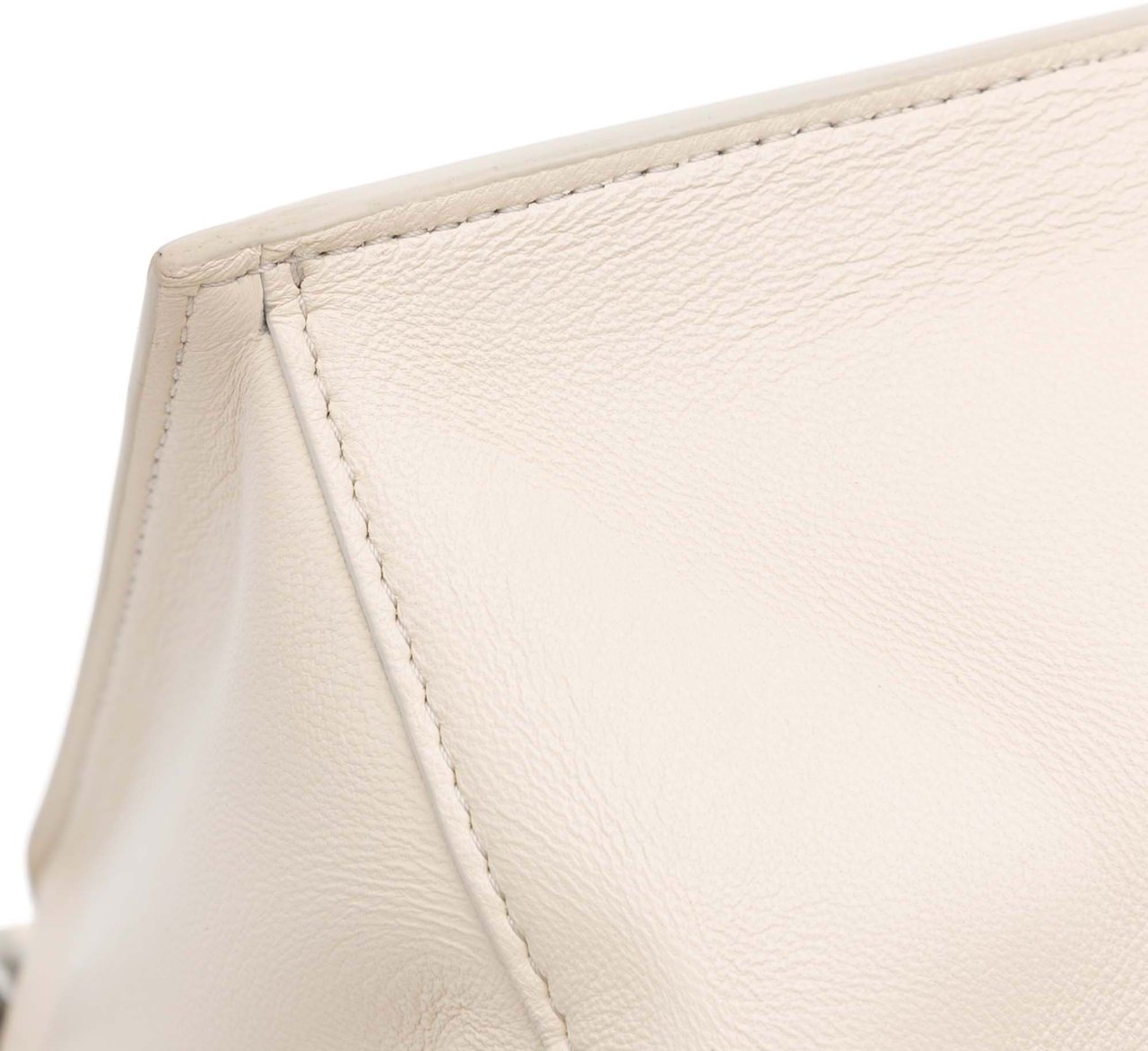 Jacquemus Smooth Calfskin La Pochette Rond Carre Wit