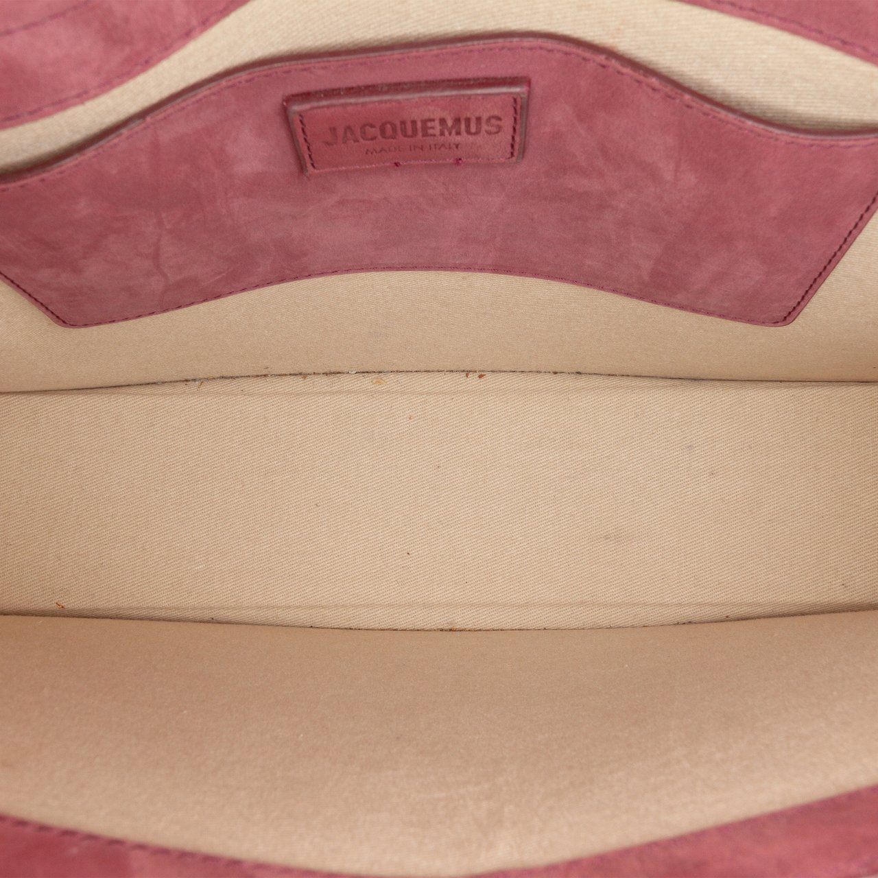 Jacquemus Suede Le Grand Bambino Roze