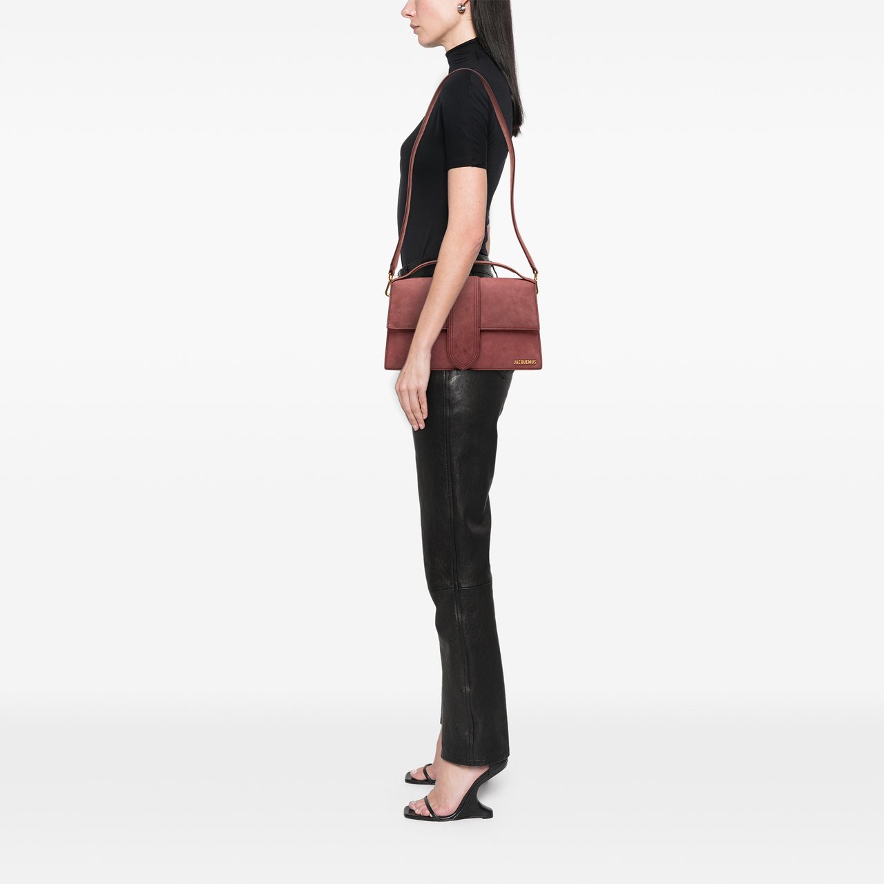 Jacquemus Suede Le Grand Bambino Roze