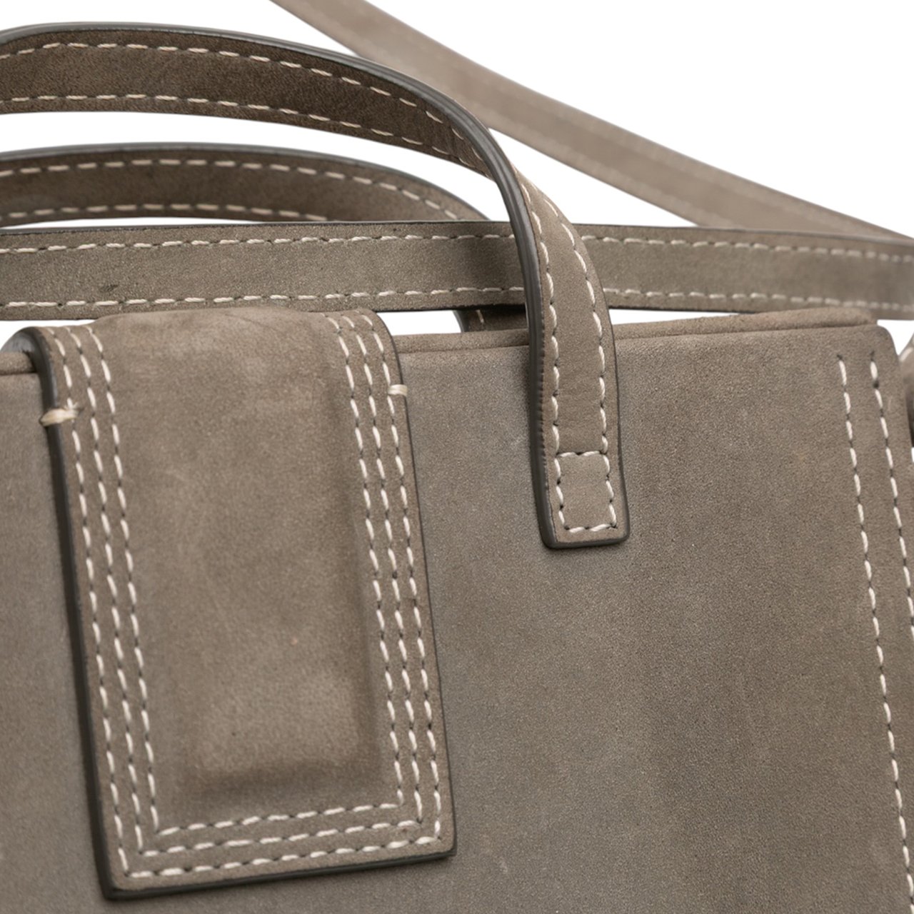 Jacquemus Suede Le Porte Lunettes Bag Bruin