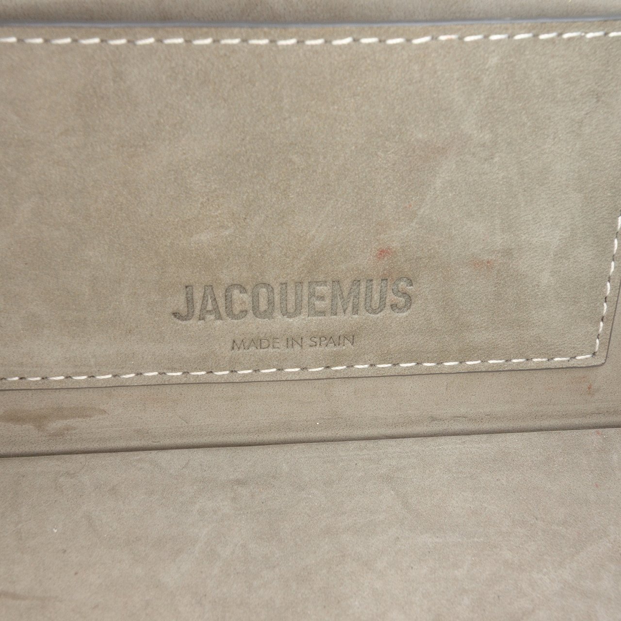 Jacquemus Suede Le Porte Lunettes Bag Bruin