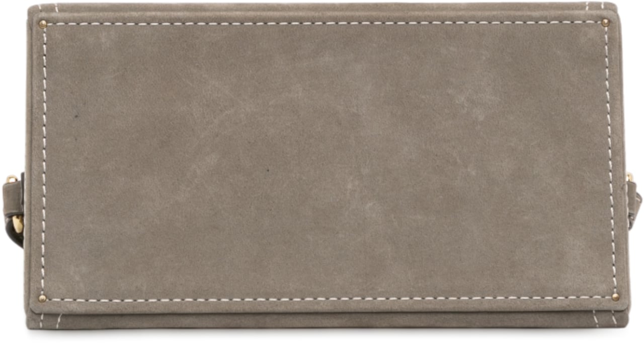 Jacquemus Suede Le Porte Lunettes Bag Bruin