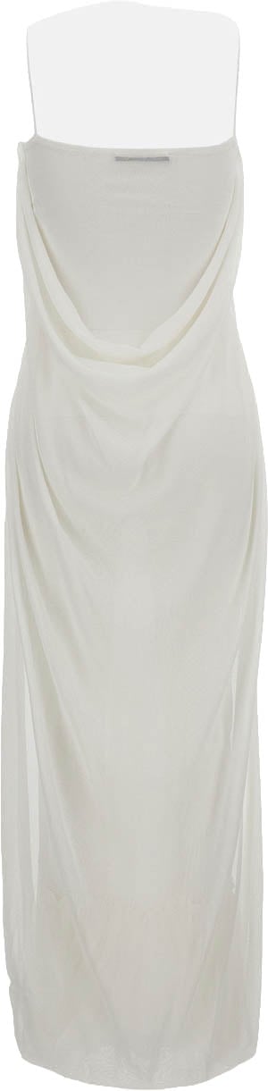 Jacquemus Plumetis Dress Wit