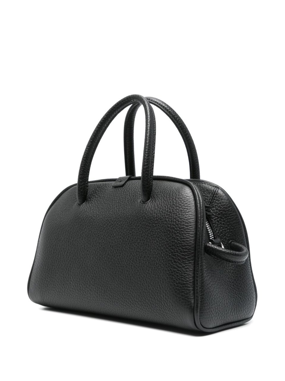 Jacquemus Sleek Black Silk and Nylon Bag with Elongated Silhouette Zwart