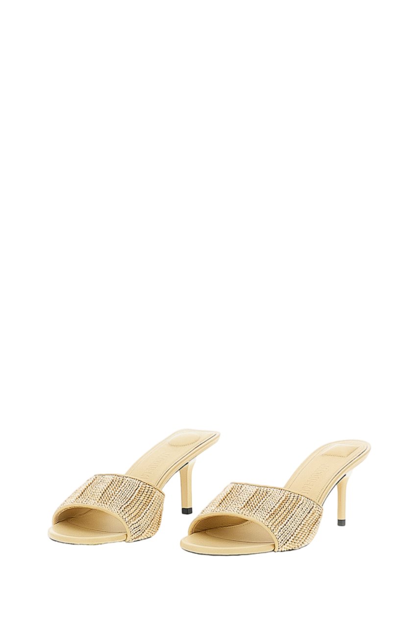 Jacquemus Mule Cubisto Sandals Neutraal