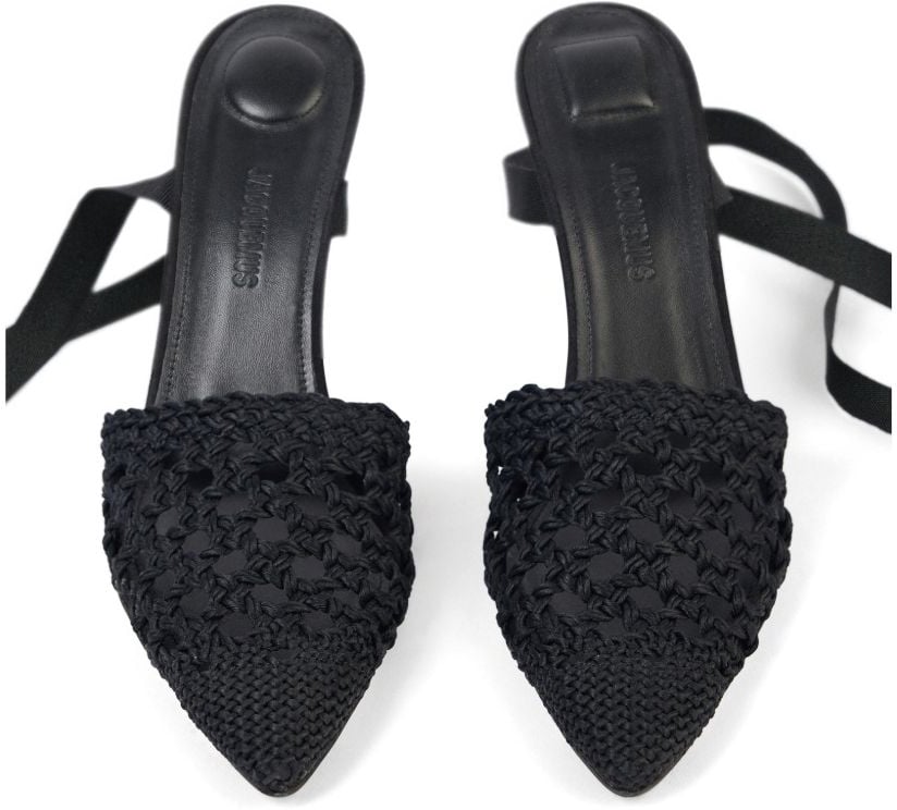 Jacquemus Flat Shoes Black Zwart