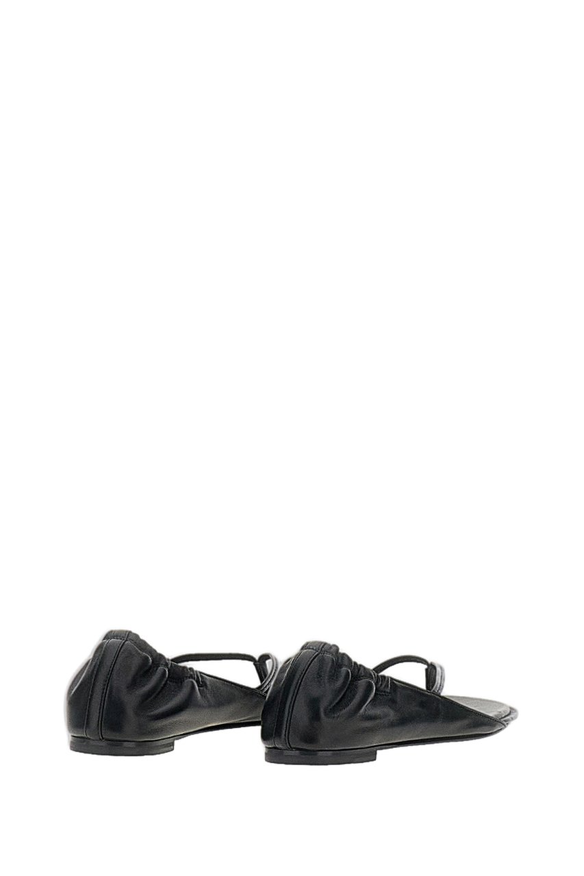 Jacquemus Black Nu-Pieds Thong Sandals Zwart