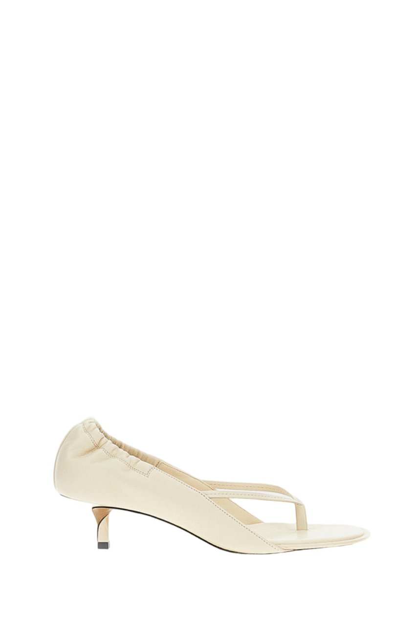 Jacquemus White Nu-Pieds B Thong Sandals Wit