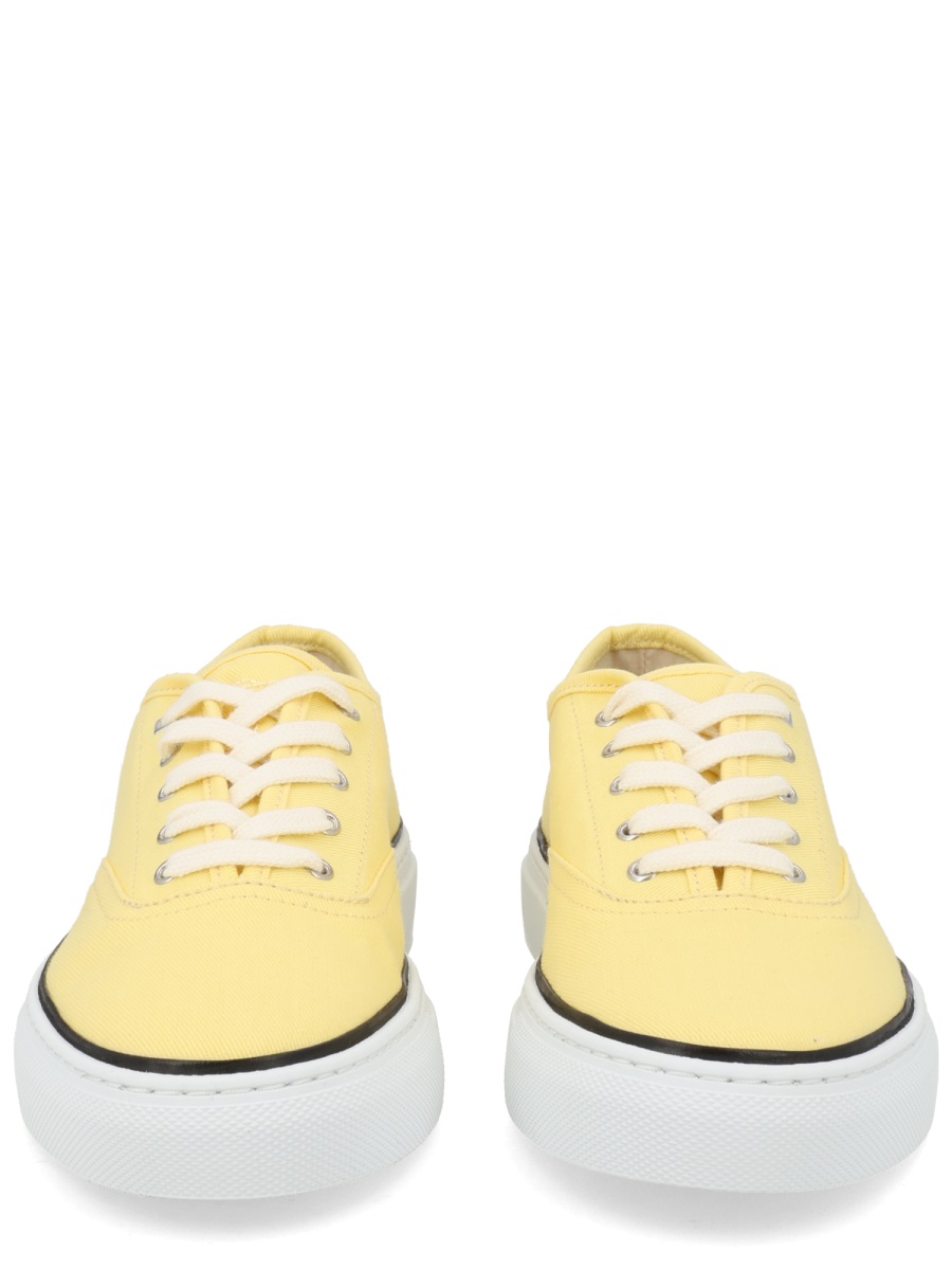 Jacquemus Yellow Cotton Low-Top Casual Sneakers Geel